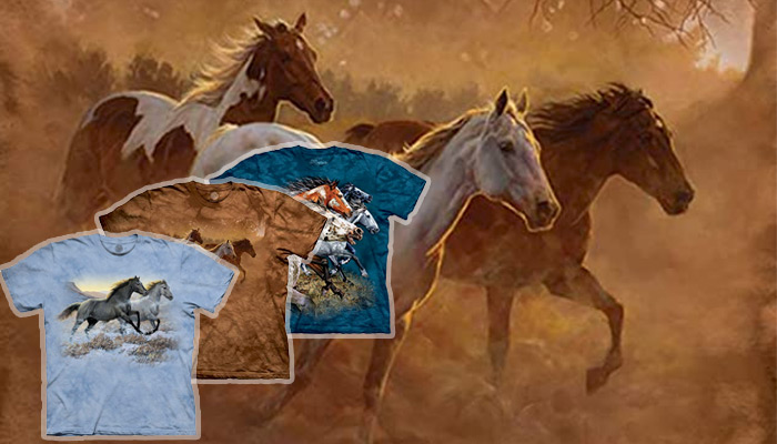 T shirt équitation