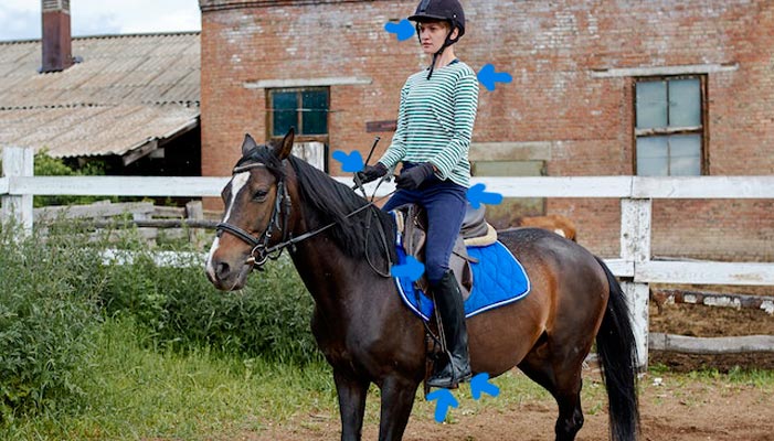 10 erreurs du cavalier débutant
